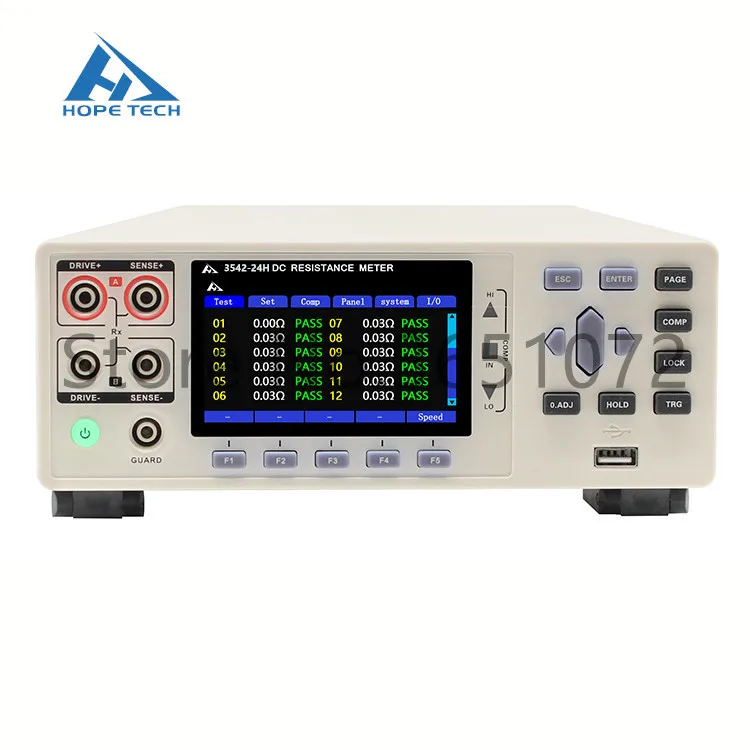 CHT3542-24H Multi-channel DC Resistance Meter Ohmmeter Display 24 Channels Resistance 0.1μΩ~10MΩ