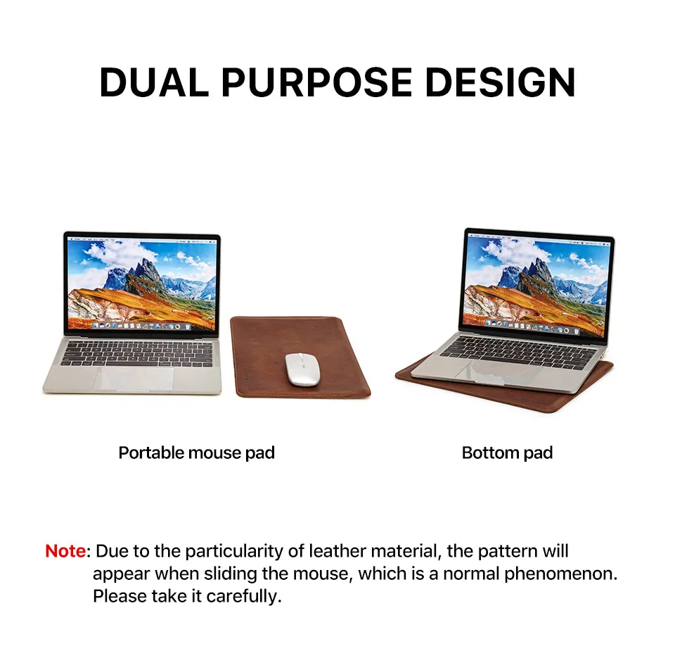 KONTAKTE FAMILIE Echtleder-Laptop-Hülle für MacBook Pro Air 13 14 16 M4 M3 M2 Cover HP DELL XPS 13 Computertasche Herren – Detail 14