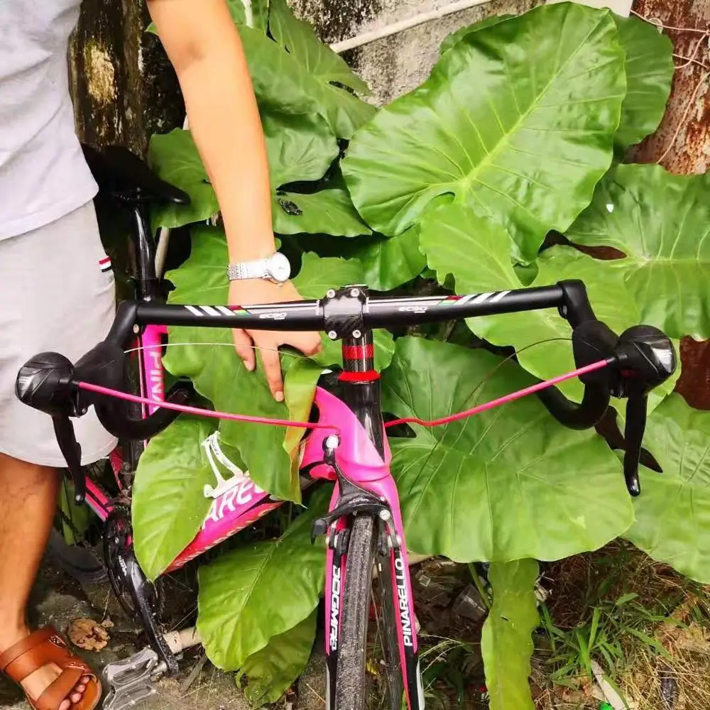 Carbon Fiber Mountain Bike Handlebar, Flat or Stem, Bicycle Parts, Road Bike Parts, Up