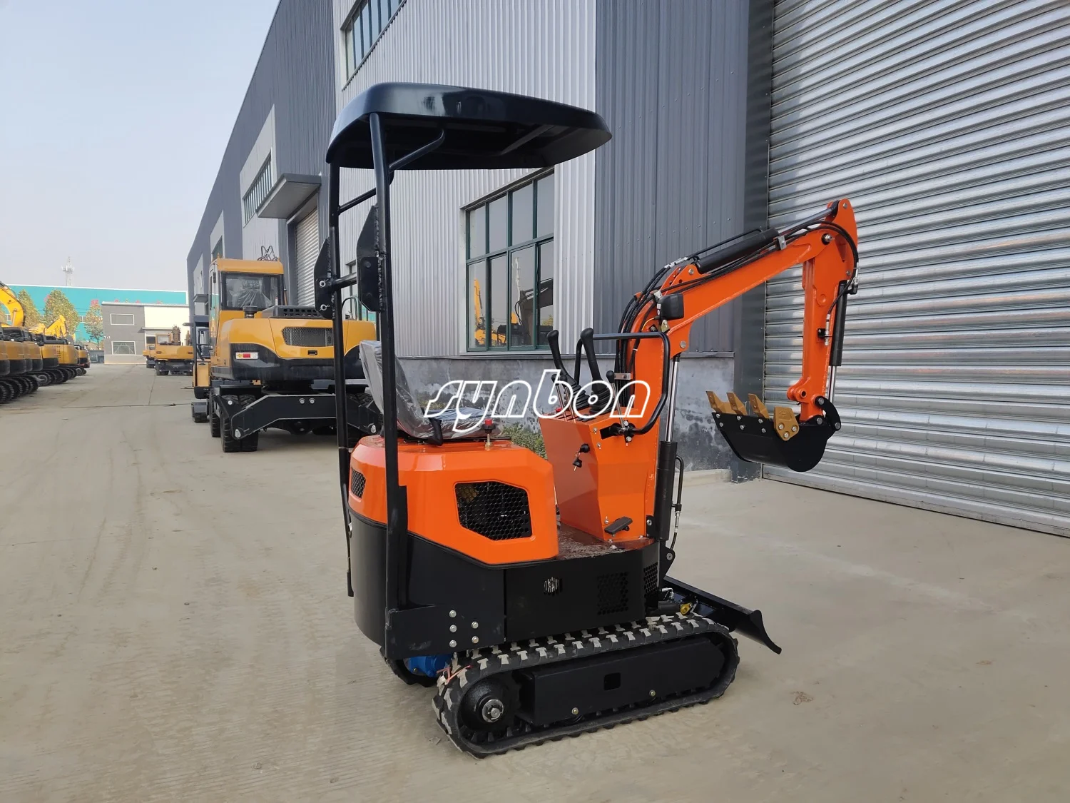 SYNBON SY601ขนาดเล็ก Crawler ขุดถังร้อนขายใช้งานง่าย Digger Excavator