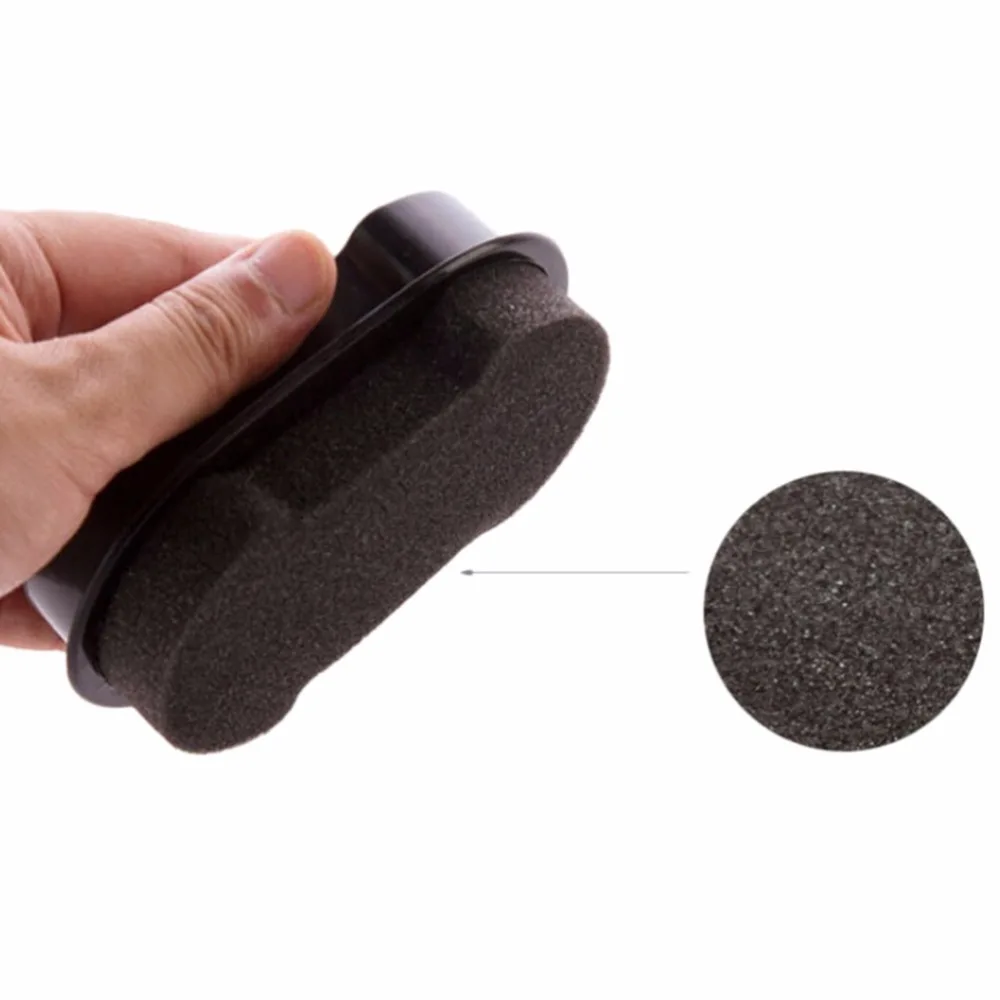 1 sztuk szybka szczotka do błyszczących butów torba na buty sofa Cleaner skóra polerowanie płyn czyszczący wosk lśniący gąbka polerka