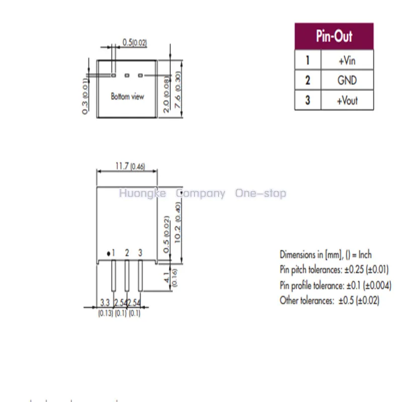 5PCS/Lot TSR 1-2450 TSR1-2450 Non-Isolated DC/DC Converter 6.5-36Vin 5Vout 1A SMT