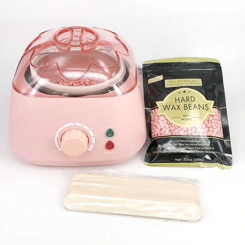 200CC Wax Heater Warmer Hair Removal Machine for Full Body Chauffe Cire Epilator Paraffin Wax Pot +Wax Beans + Wood Sticks  LL18