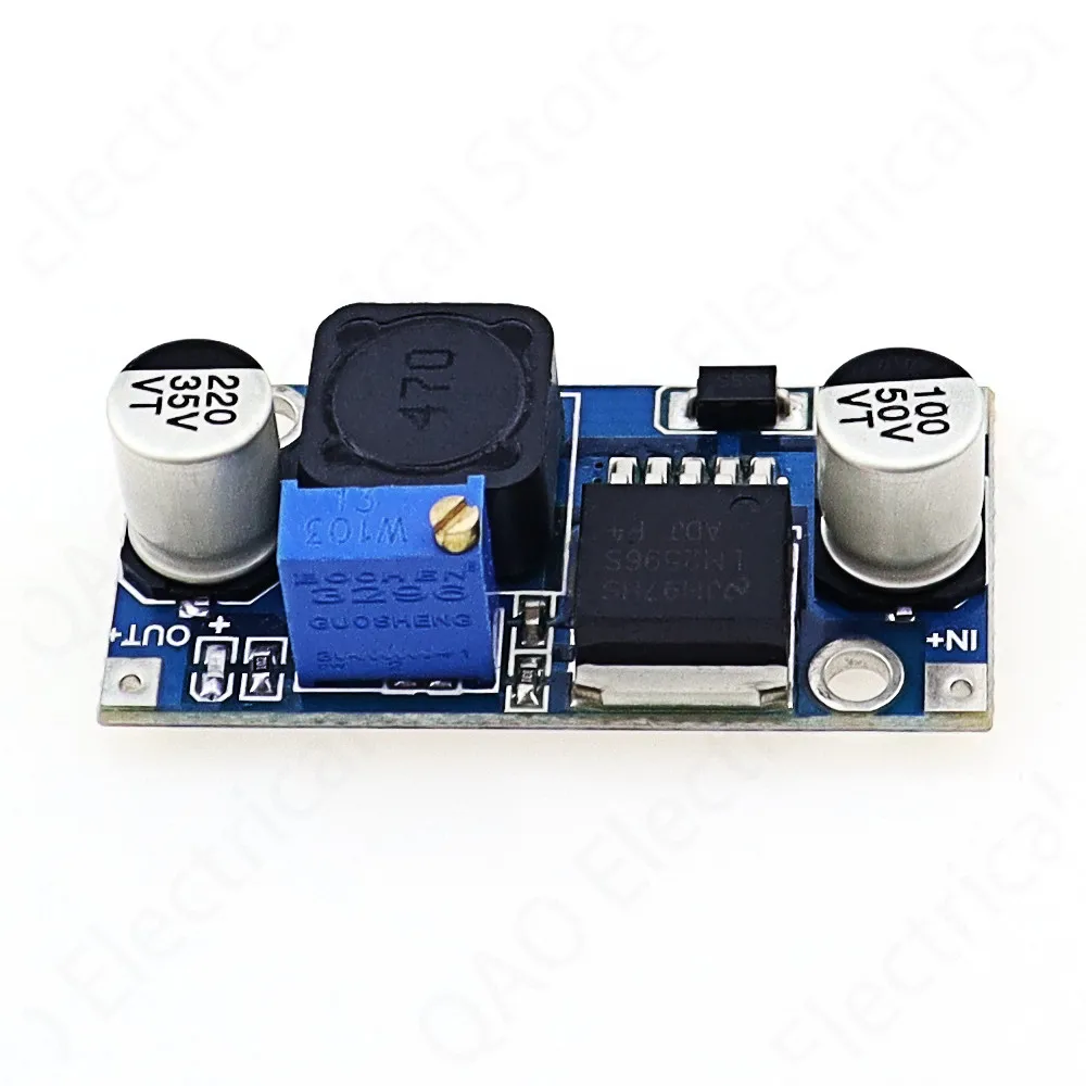 DIP 1PCS DC-DC Buck Converter Step Down Module LM2596 Power Supply Output 1.25V-30V