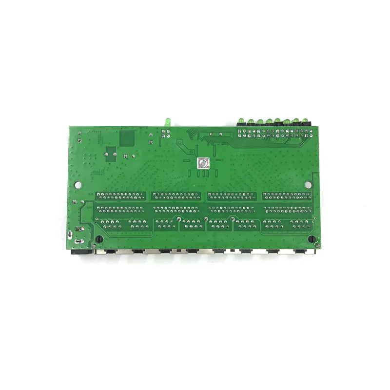 O porto do oem pbc 8 gigabit ethernet switch 8 encontrou o encabeçamento da maneira de 8 pinos 10/100/1000 m hub 8way power pin pcb placa oem schroef gat