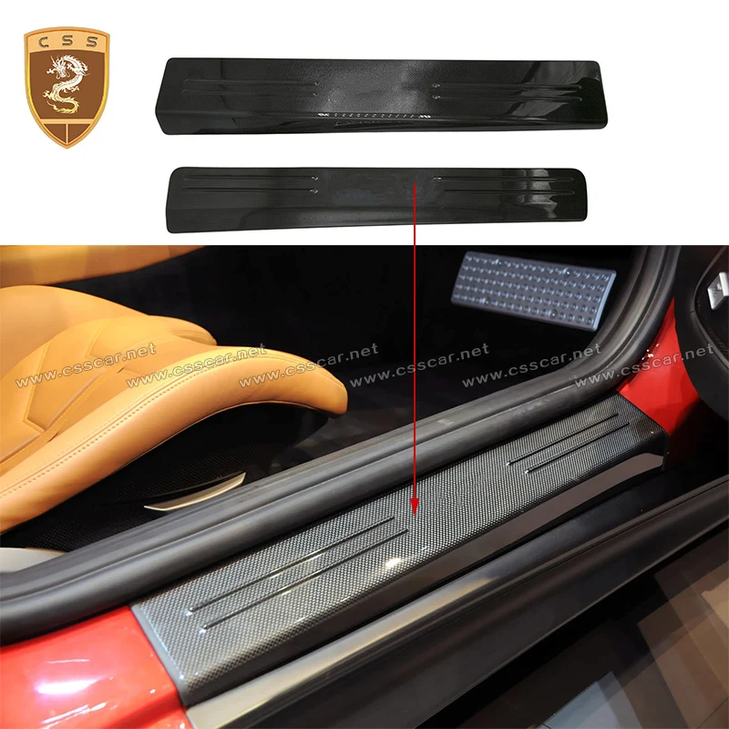 

Carbon Fiber Sill Plates Kick Plates For Ferrari F12 Berlinetta 13-14 Auto Accessories