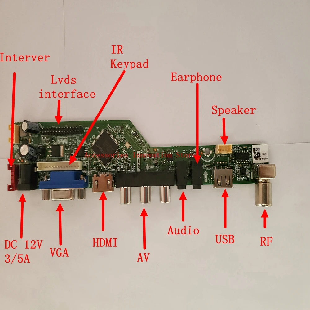 Nuovo kit monitor ​ LTM185AT01 TV+HDMI+VGA+USB+Audio Scheda driver controller schermo LCD LED 1366X768 30 pin 2 Pannello CCFL