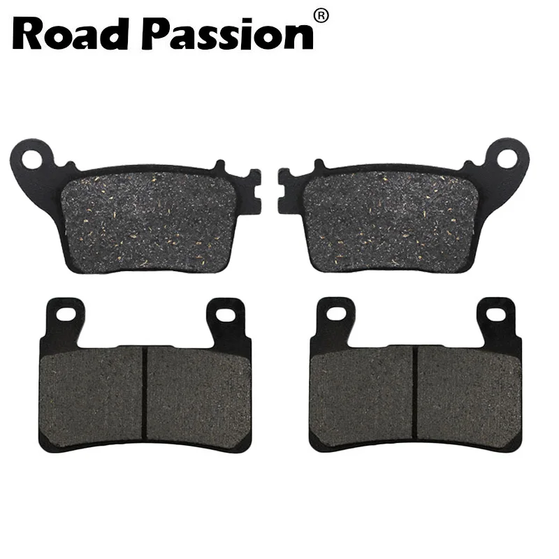 

Motorcycle Front and Rear Brake Pads for Kawasaki ZX6R 636cc ABS or Non ABS ZX-6R 2013 2014 2015 2016 30th Anniversary 15