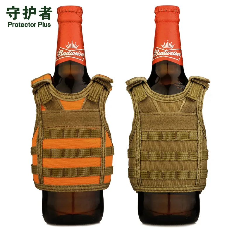 

Mini Vest-shaped Lovely Christmas Gift Bar Decoration Canned Drink Beer Bottle Cover Bag a5443