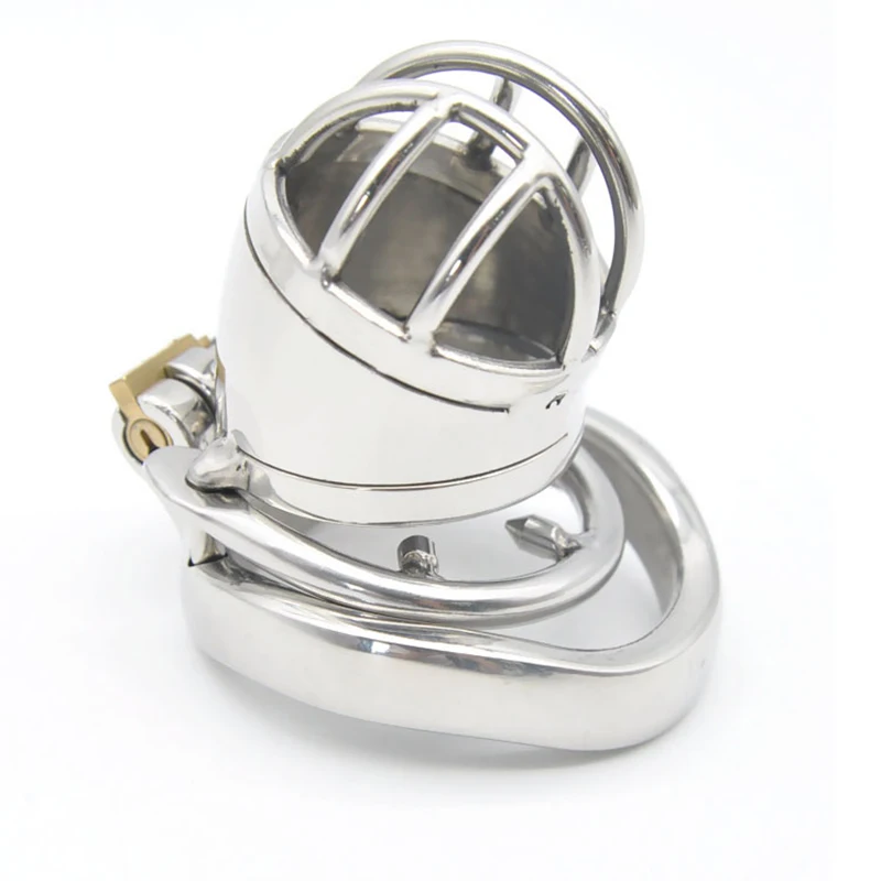 BLACKOUT A27X Stainless Steel Male Chastity Device Cock Cage Penis Ring with/without Barbed Anti-off Ring Fetish Adult Sex Toys