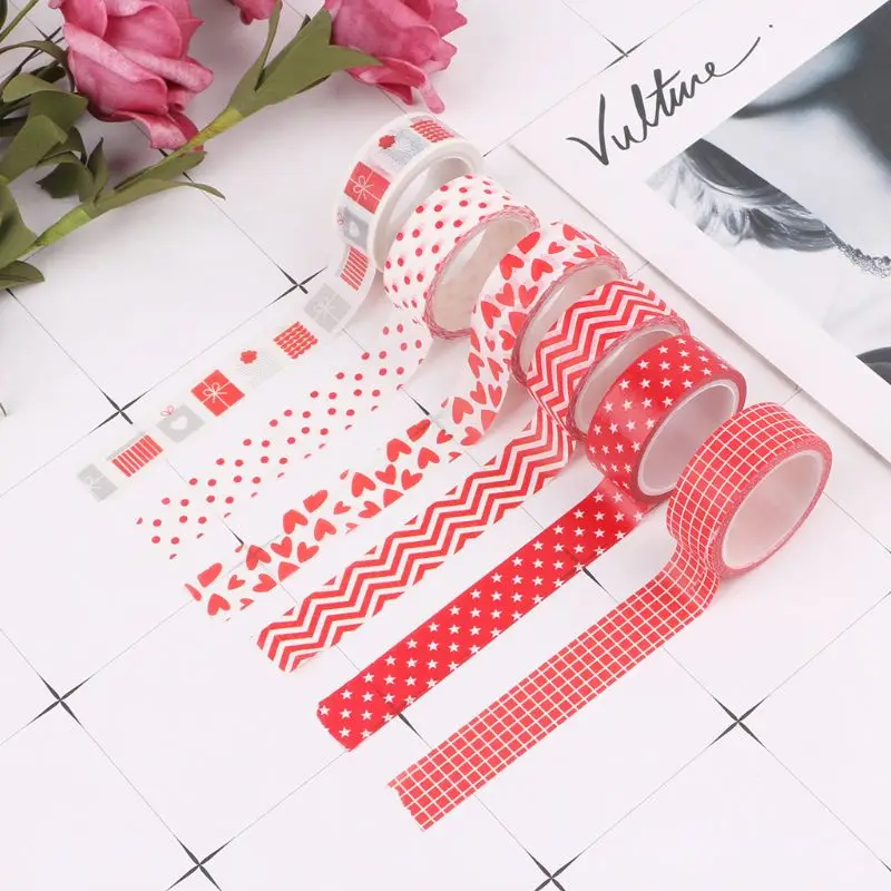 Decorative Christmas Washi Tape Paper DIY Scrapbooking Adhesive Tape School Office Supply
