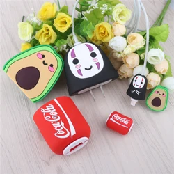 Anime Charger Protector Cable Cartoon Cable Organizer Cute USB Cable Protector Winder Animal Organizador For IPhone 12