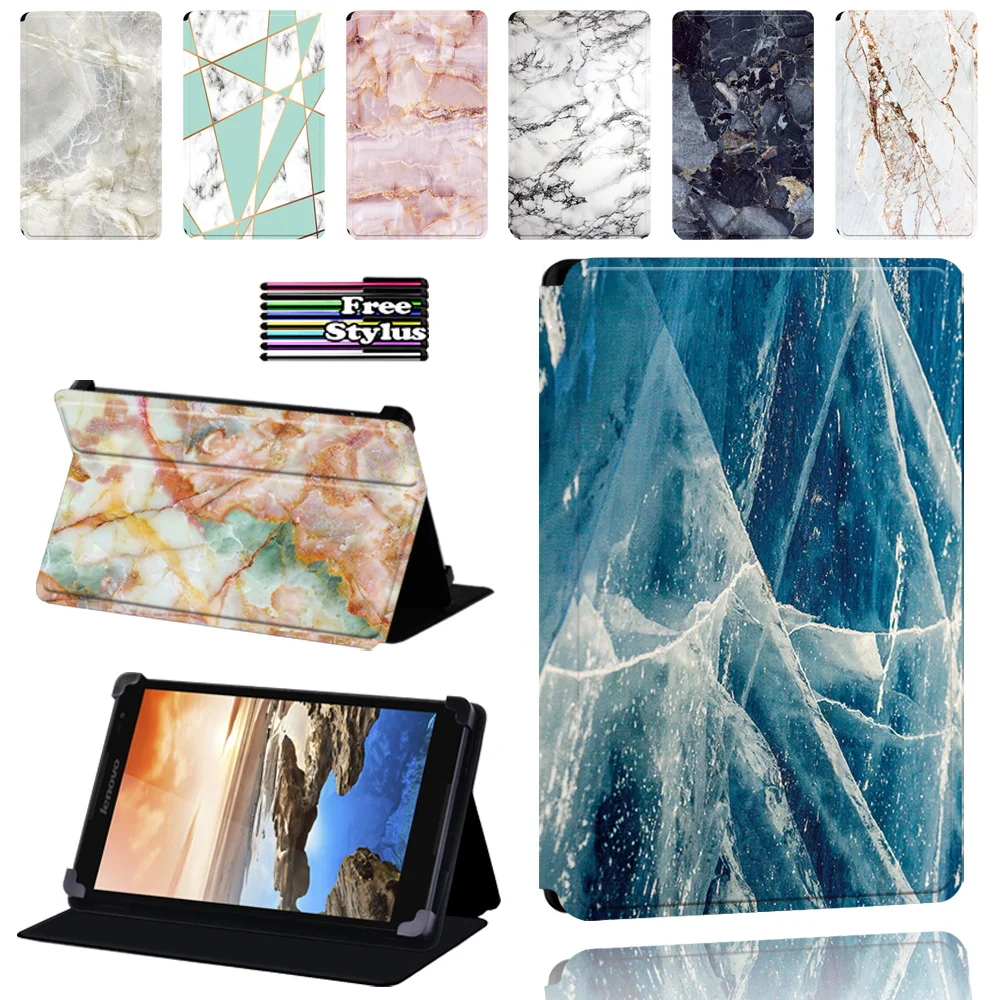 Marble Pattern Tablet Sleeve Pouch for Lenovo Tab 7