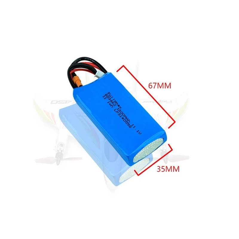 Upgrade 11.1V 1300mAh Lipo Battery For XK X450 FPV RC Airplanes Spare Parts Accessory 1100mAh 11.1V replace Batteries For X450