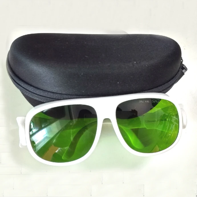 2940nm Er : YAG Laser Safety Glasses with O.D 4+ CE  Frame Style 1 Adding Black Hard Case and Cloth