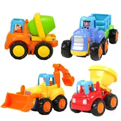 Toy Car Model Kids Trucks Vehicle Toys Truck Tractor Construction Cars Engineering Set Mini Educational Friction Powered Race