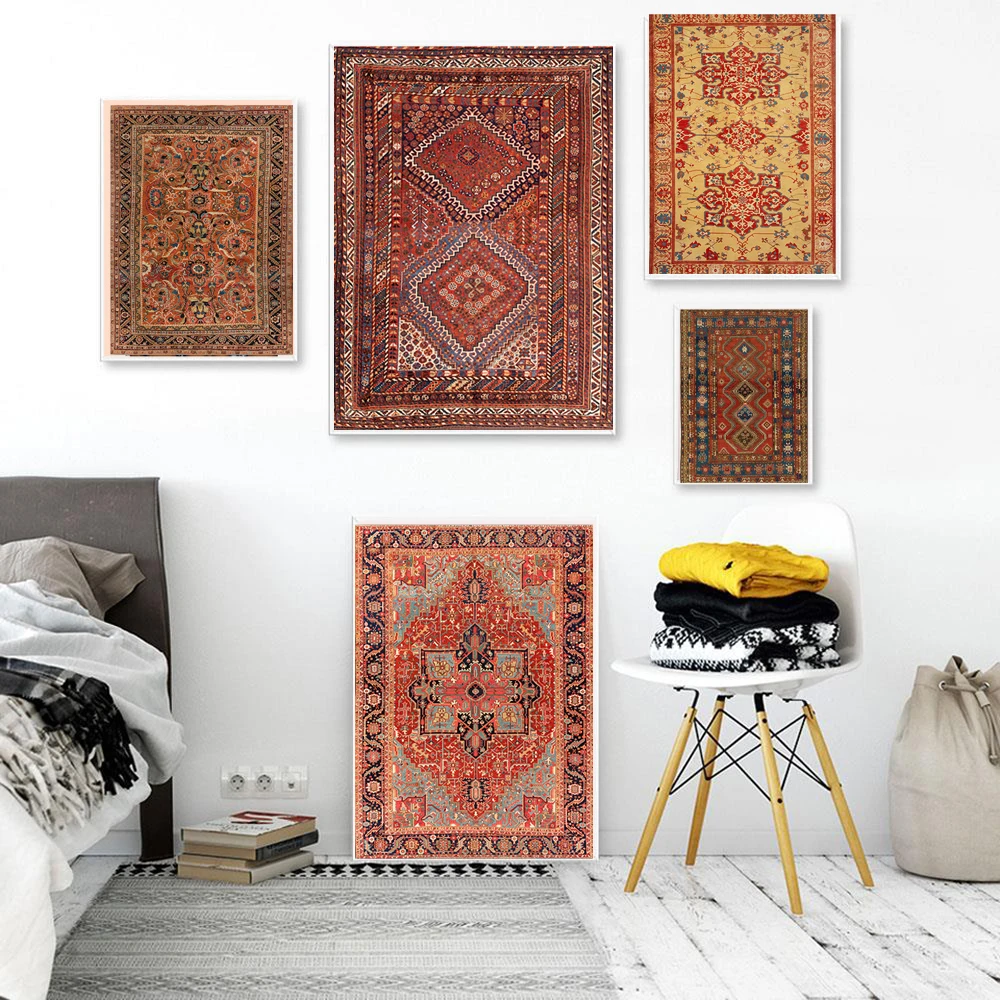 Diamond Painting 5D DIY Oriental Rugs Pattern Vintage Diamond Mosaic Antique Persian Carpets Retro Cross Stitch Art Home Decor