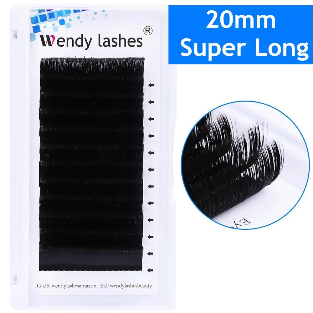 20MM Long Easy Fanning Eyelash Extensions Bloom Mega Volume Eyelashes Auto fans Camellia Individual Lash Extension Supplier