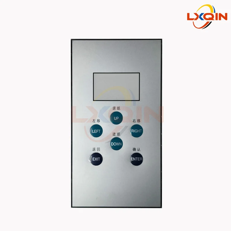 LXQIN لوحة مفاتيح الطابعة 6 أزرار مع شاشة لإبسون XP600/DX5/DX7/5113/4720/I3200 لوحة مفاتيح لوحة رأس واحدة Senyang