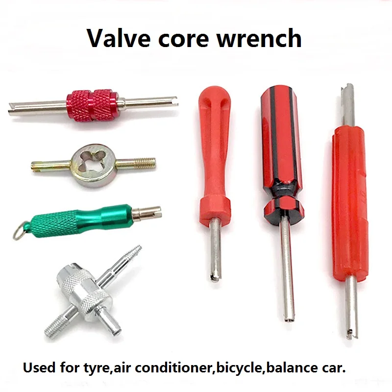 

7pcs/set Auto tire air conditioner bike Disassembly/assembly repair tool Valve core wrench key Deflation needle NO.A1000