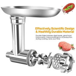 Food Grinder Attachment Slicer and Shredder Meat Stuffer Replacement For Mixers Accessories