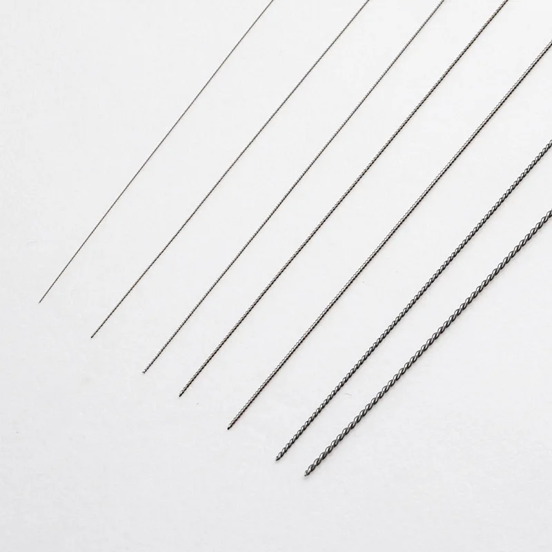 2Pcs/Lot Stainless Steel Big Eye Beading Needles Easy Thread String Cord Pins For Beads and Pearls DIY Jewellry Making Tools