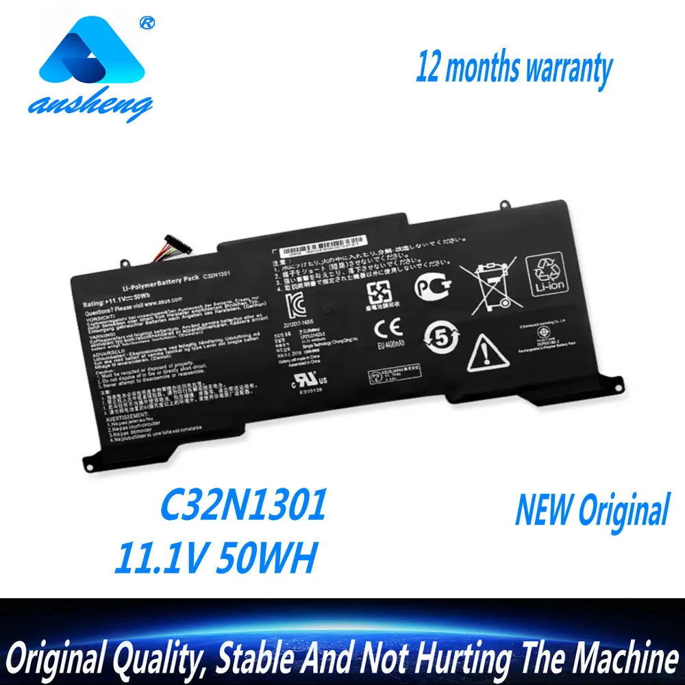 

Genuine C32N1301 Laptop Battery For Asus Zenbook UX31L UX31LA Sereis UX31LA-C4048H UX31LA-R5031H UX31L 11.1V 50WH