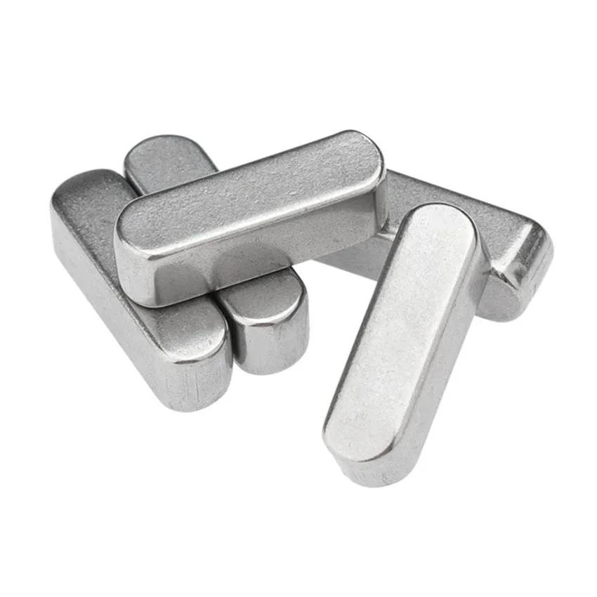 10 قطعة 3 مللي متر-5 مللي متر انتهت الجولة ريشة مفتاح محرك رمح مواز Keysteel الفولاذ الصلب A2