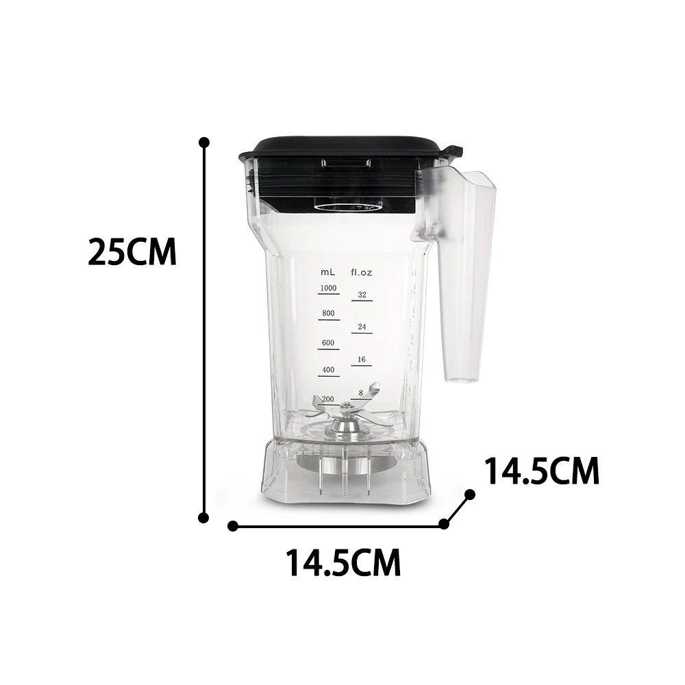 ITOP Heavy Duty Commercial Blender Ice Smoothies Crusher Food Mixer Juicer Food Processor With Reprograming Function