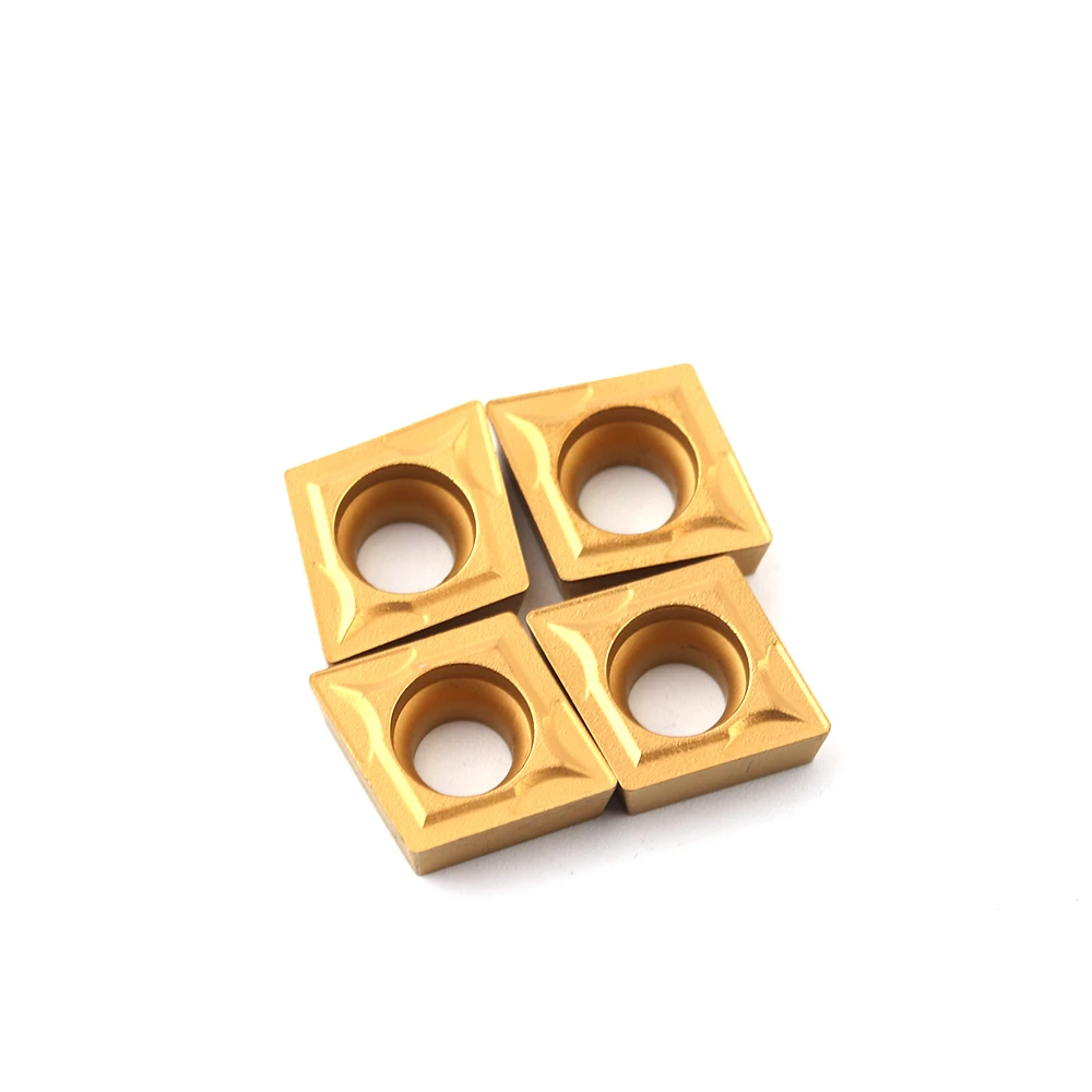 10pcs di Alta qualità in metallo duro lama auto CCMT09T304 VP15TF UE6020 US735 macchine utensili CNC fresa strumento tornio