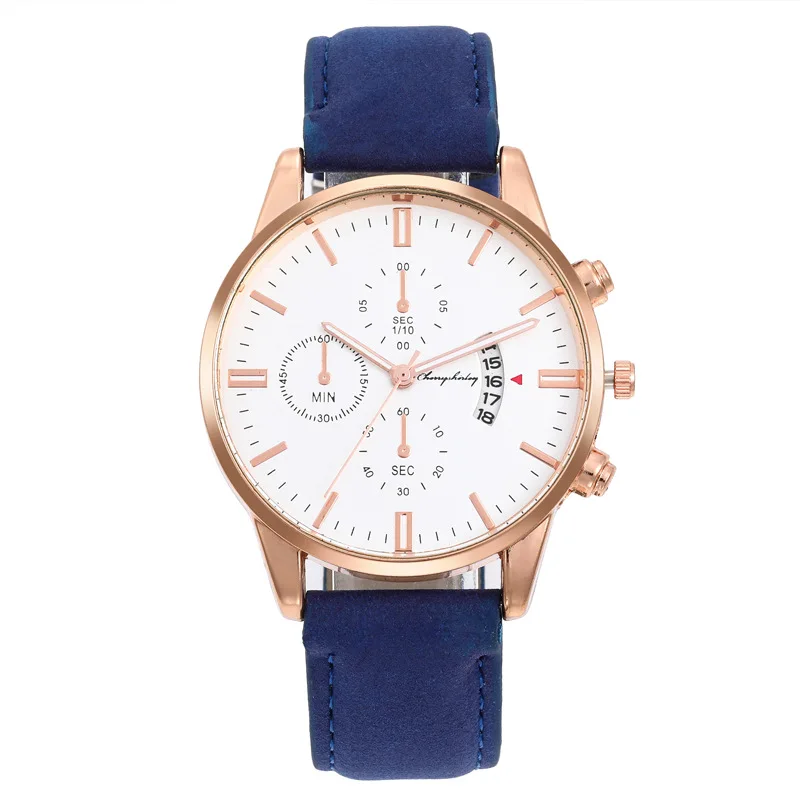 

Men's Business Watch Three-eye Six-needle Scale Calendar Sports Leisure Outdoor All-match Quartz Watch