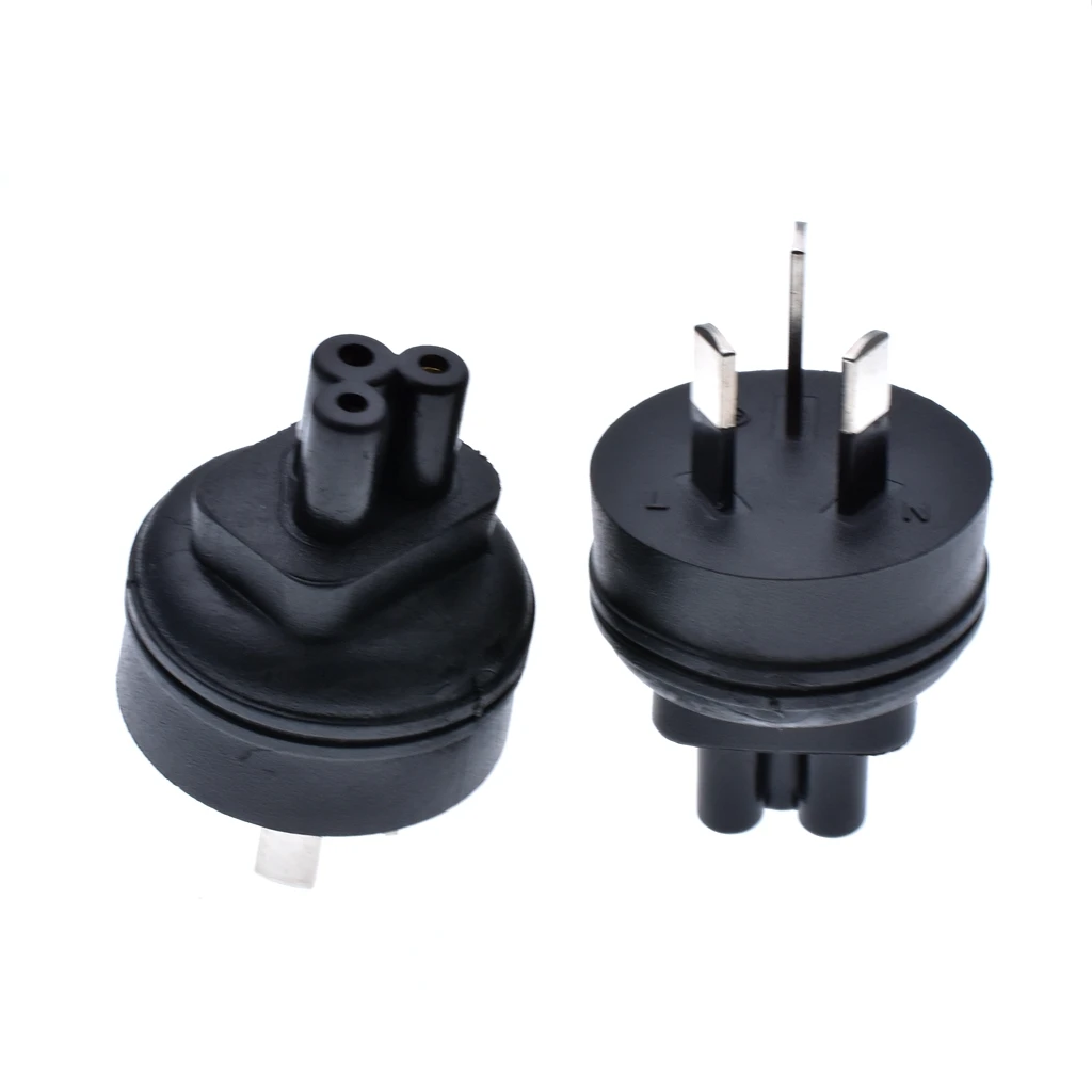  AU 3 prongTO IEC320 C5 3 hole AC Power Conversion Plug,IEC320 C5 socket to SAA pulg power adapter 10A/250V