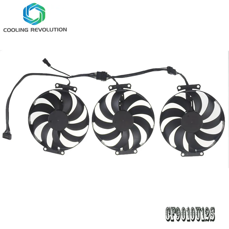 

3PCS Set CF9010U12S DC12V 0.45A 7Pin Graphics Fan