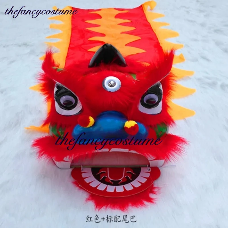 2-5 alter 12 zoll Lion Dance Set Junge Mädchen kid Maskottchen Kostüm wzplzj Spielzeug Spaß Cartoon Requisiten Halloween parade Outfit Outdoor Sport