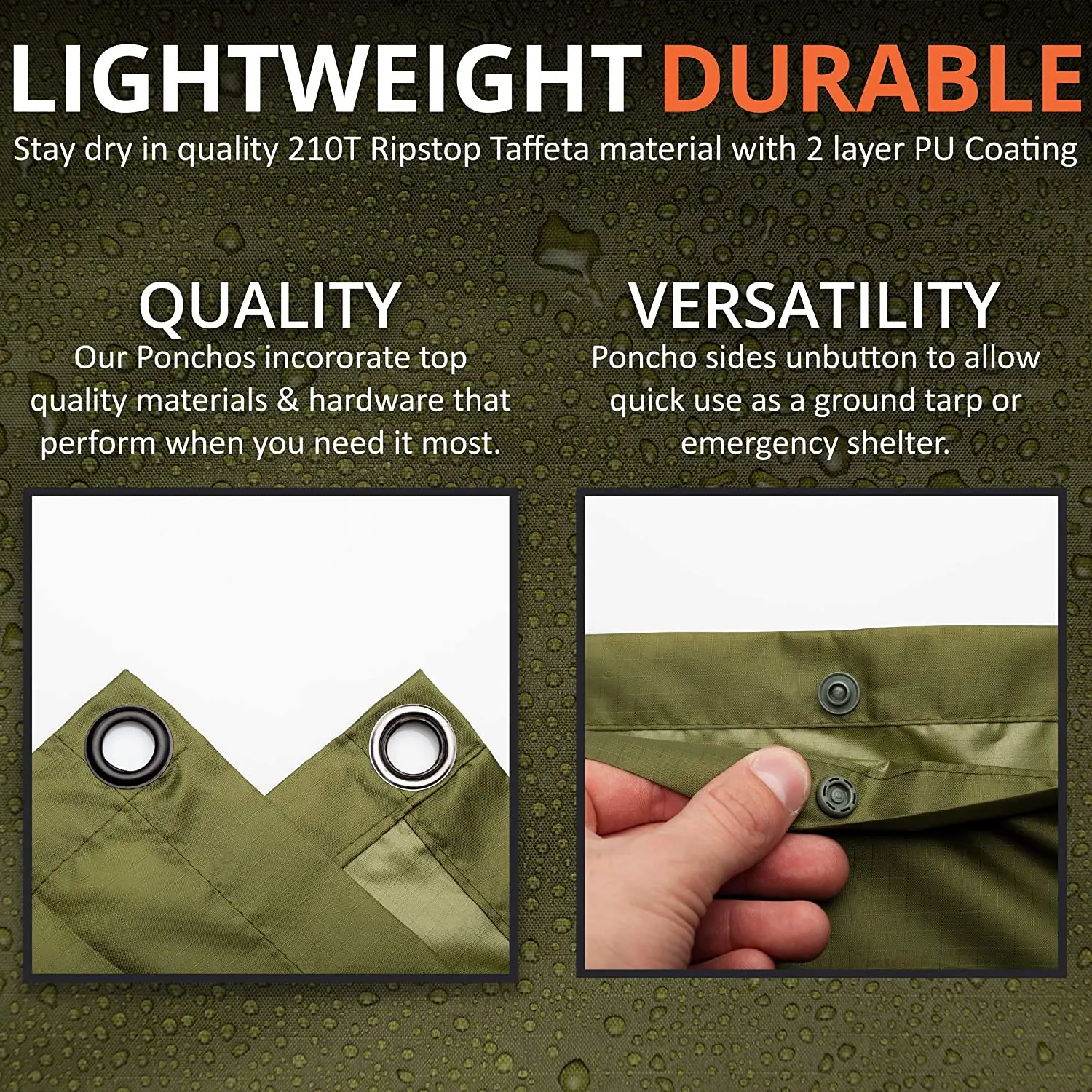 3 IN 1 Multifunctional Outdoor Camouflage Tactical Waterproof Raincoat Awning From The Rain Motorcycle Rain Poncho Picnic Mat