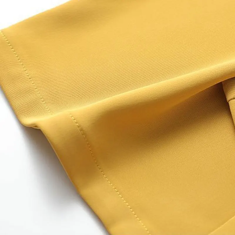 High waist draped chiffon wide-leg pants women\'s loose size 2021 spring and summer new fashion loose straight casual suit pants