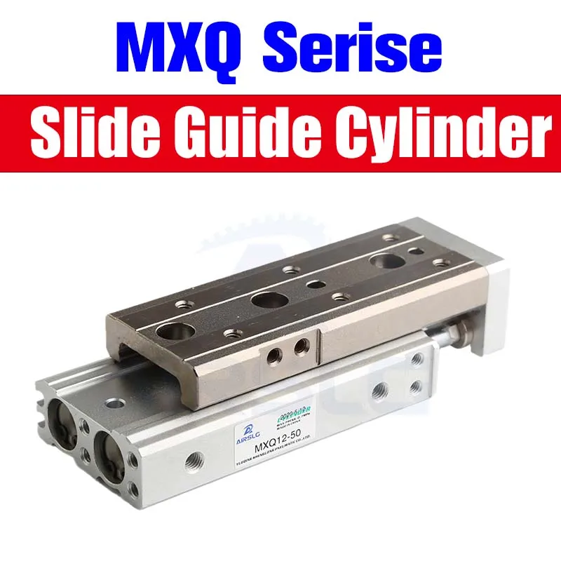 MXQ air slide cylinder MXQ6 MXQ8 MXQ12 MXQ16 smc linear guide rail pneumatic slide cylinder MXQ6-20 MXQ8-50 MXQ12-30 MXQ16-40