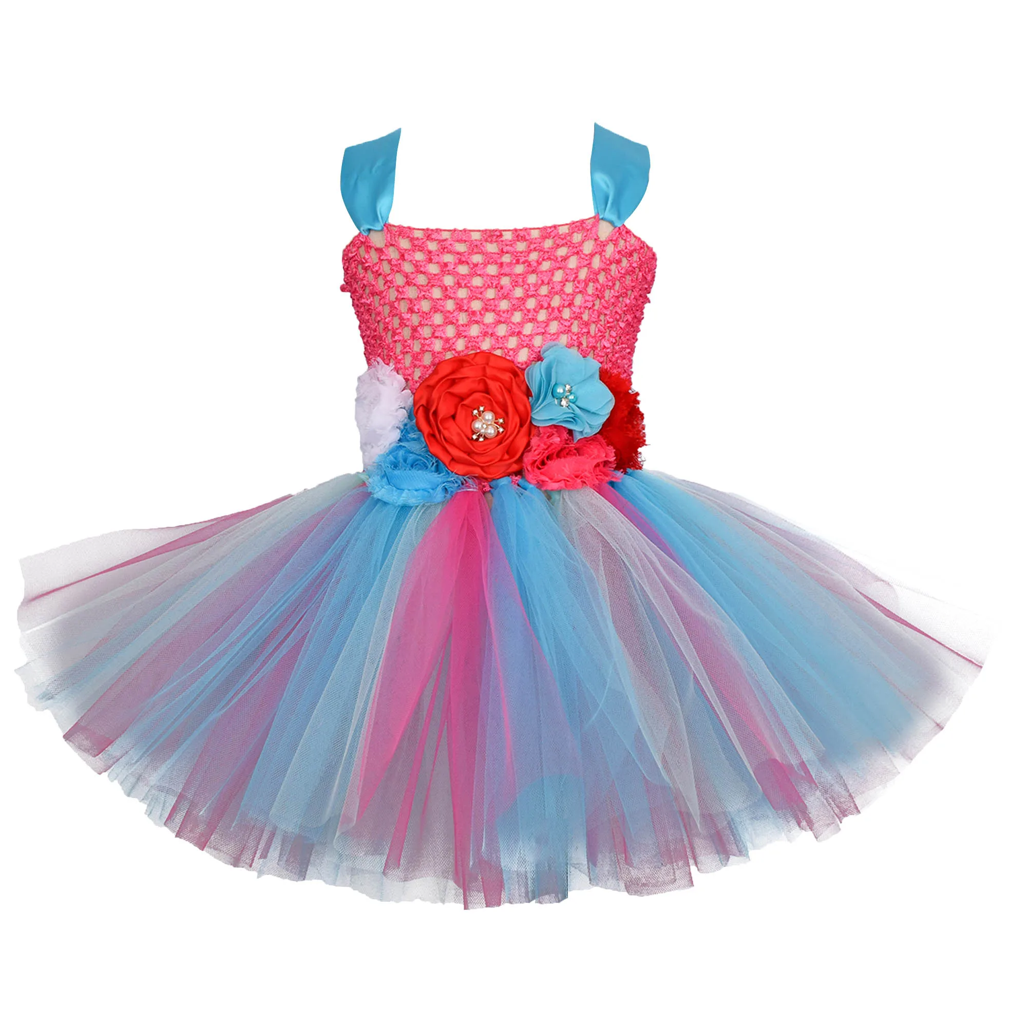 

Flower Girl Dress Baby Girls Birthday Party Tutu Costume Kids Fancy Fluffy Tutu Dress Halloween Costume Birthday Gift Photo Prop