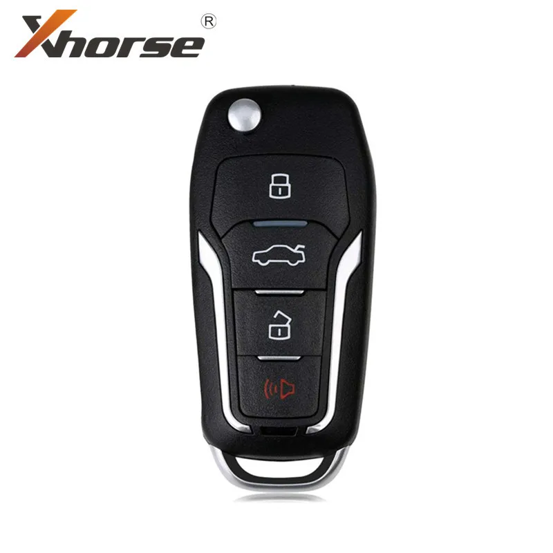 Xhorse Super Remote Key for Ford Style Flip 4 Buttons XEFO01EN Type Built-in Super Chip 1Piece