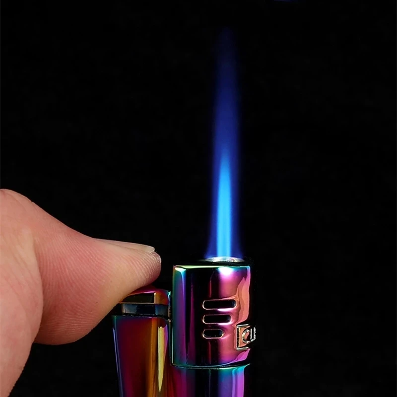 CLIPPER Lighter Original Metal Nylon Portable Butane Gas Mini Inflatable Lighter Cigarette Accessories Men Gift