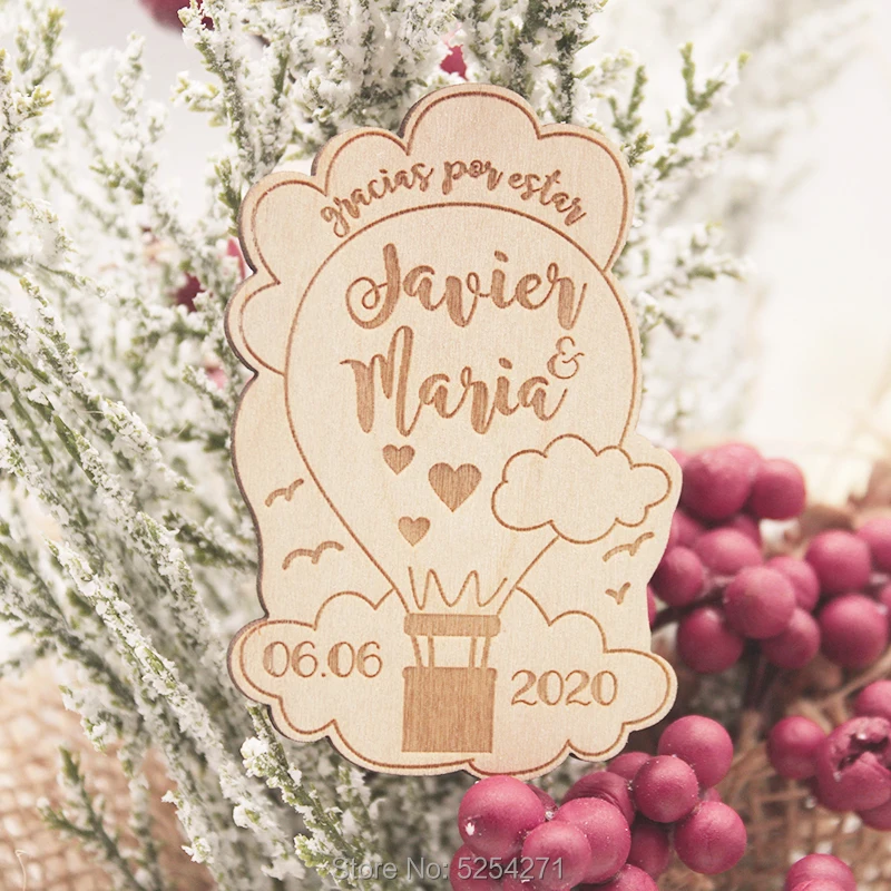 Save The Date Magnets, Hot Air Balloon Save The Dates, Wedding Invitation, Wood Save The Dates, Love Couple Save The Dates, Wedd