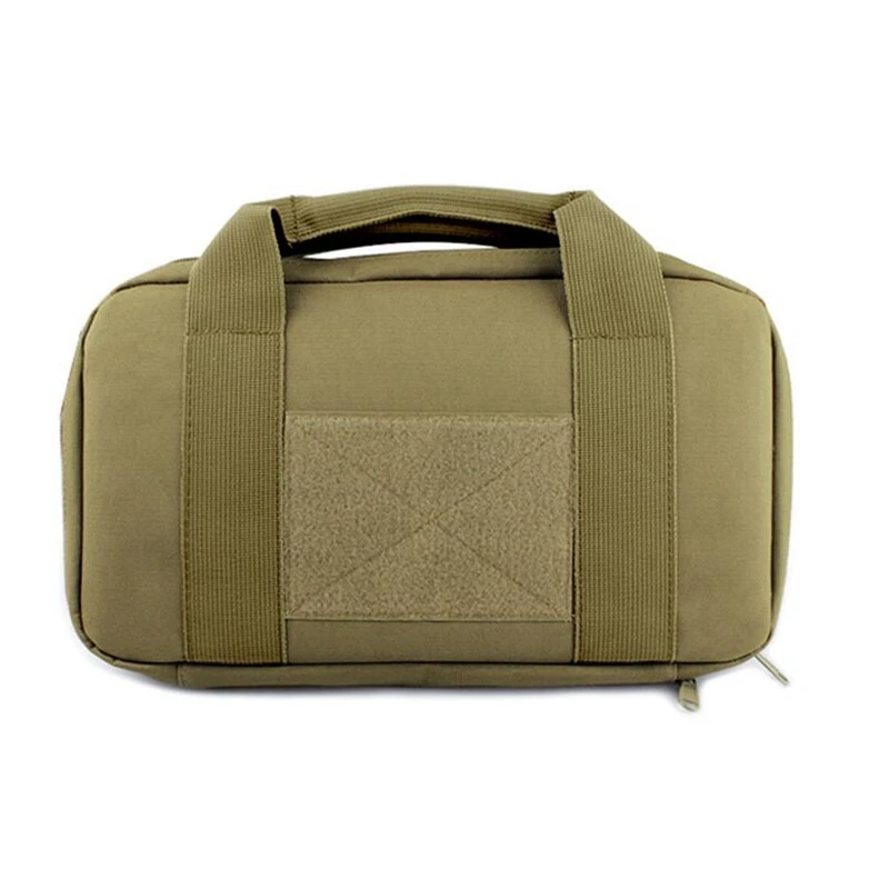 

Military Pistol Hand Gun Bag Tactical Hunting Fishing Kit Bag Durable Padded Pistol Carrier Hunting Accessories