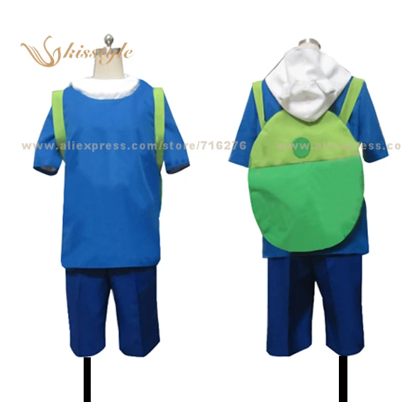 

Kisstyle Fashion Adventure Time Finn the Human Uniform COS Clothing Cosplay Costume,Customized Accepted