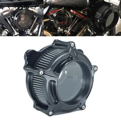 RSD Clarion Turbina Air Cleaner, Filtro Intakes Preto Fosco para Harley Sportster Ferro Softail FXSTF FLHRC FLHTC Dyna FXDC Touring