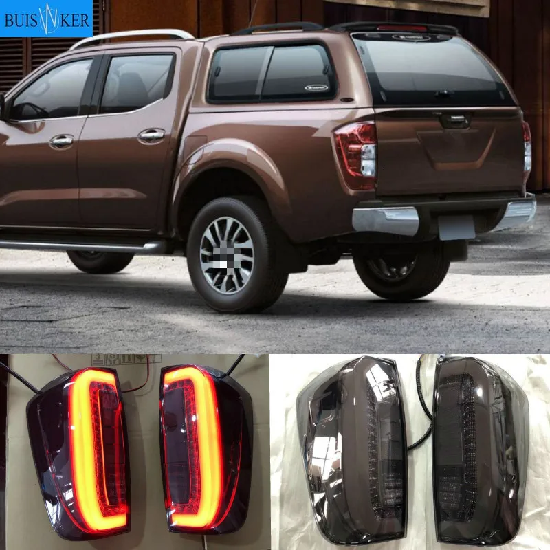 

Car styling Tail lights For Nissan Navara Np300 2015 - 2019 Led Taillights Rear Lamp back DRL + Brake + Park + Signal lights