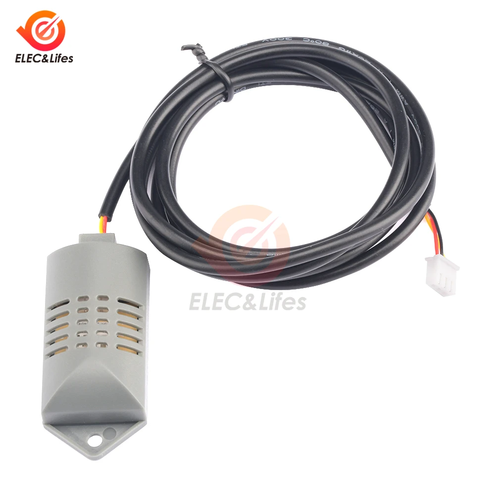 AM2120 Temperature and Humidity Sensor Probe With Case 1M/1.5M Extension Cable For XH-W3005 W3005