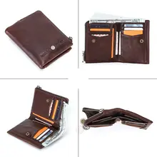 Genuine Leather Mini Wallet for Men #4