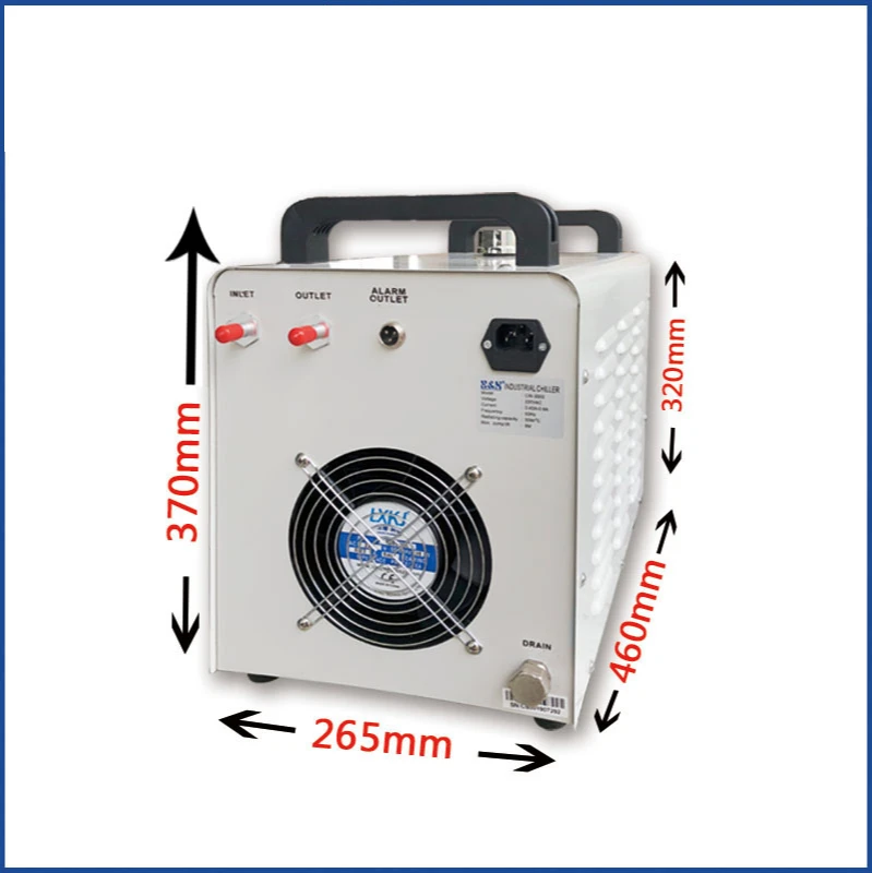 Refrigeratore industriale del dispositivo di raffreddamento di acqua della termolisi di 220V CW-3000 per le macchine per incidere 60W dell'incisore del Laser di CNC