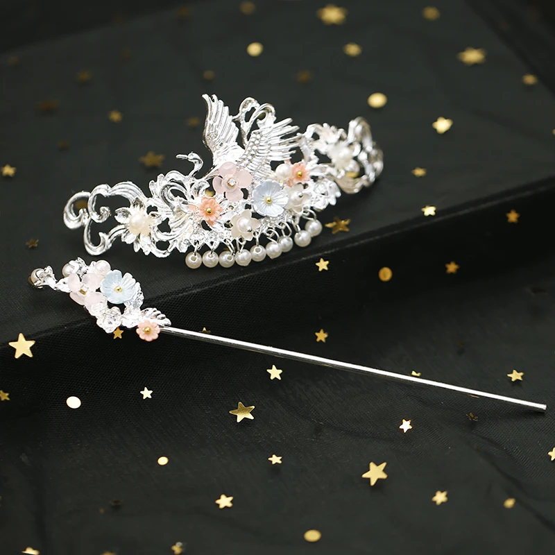 Hanfu Headwear Tuinga Women's Antique Hairpin Antique Hair Accessories Costume Headband Bridal Hairpin Accessories