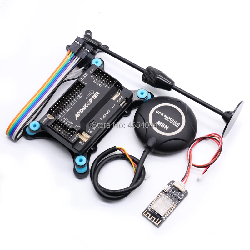 APM 2.8 flight controller arducopter plane Ardupilot Wifi  Module M8N GPS gps stand shock absorber